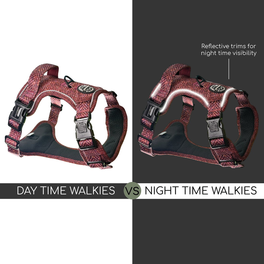 Tough Trails™ Harness - Country Burgundy