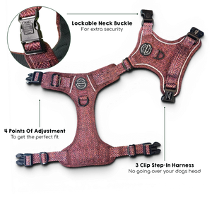 Tough Trails™ Harness - Country Burgundy