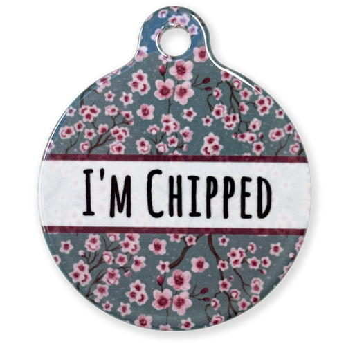 ID Tag - Cherry Blossom