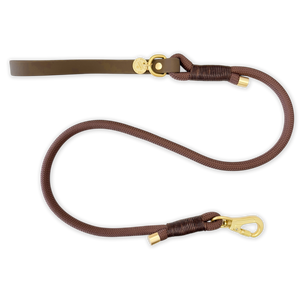 4ft Rope Lead - Brown