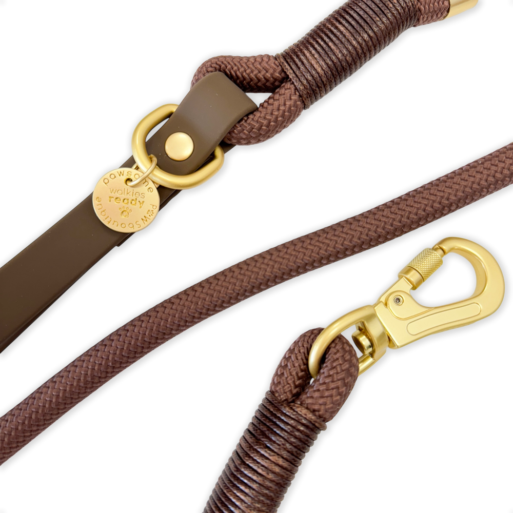 4ft Rope Lead - Brown