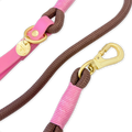 4ft Rope Lead - Brown + Pink