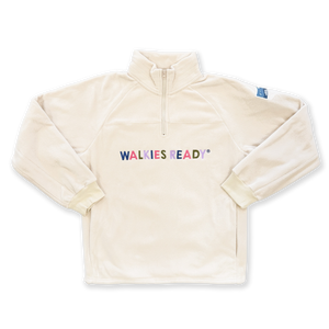 1/4 Zip Fleece  - Walkies Ready® Cream