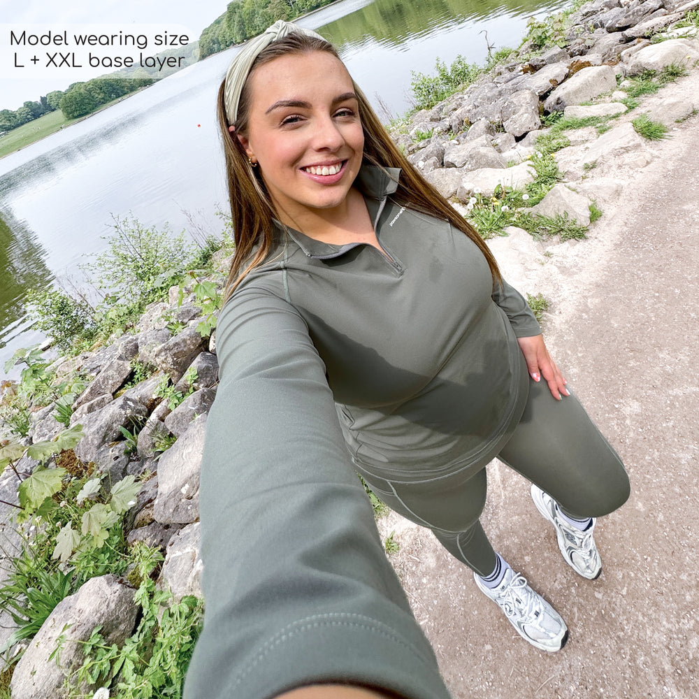 Walkies Ready® Leggings - Olive Green