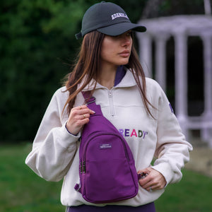 Sling Backpack - Walkies Ready® Plum