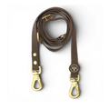 Double Ended Lead - Walkies Ready® Chocolate Brown