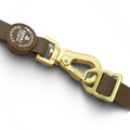 Double Ended Lead - Walkies Ready® Chocolate Brown