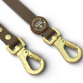 Double Ended Lead - Walkies Ready® Chocolate Brown