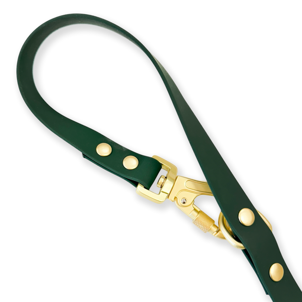 Double Ended Lead - Walkies Ready® Forest Green