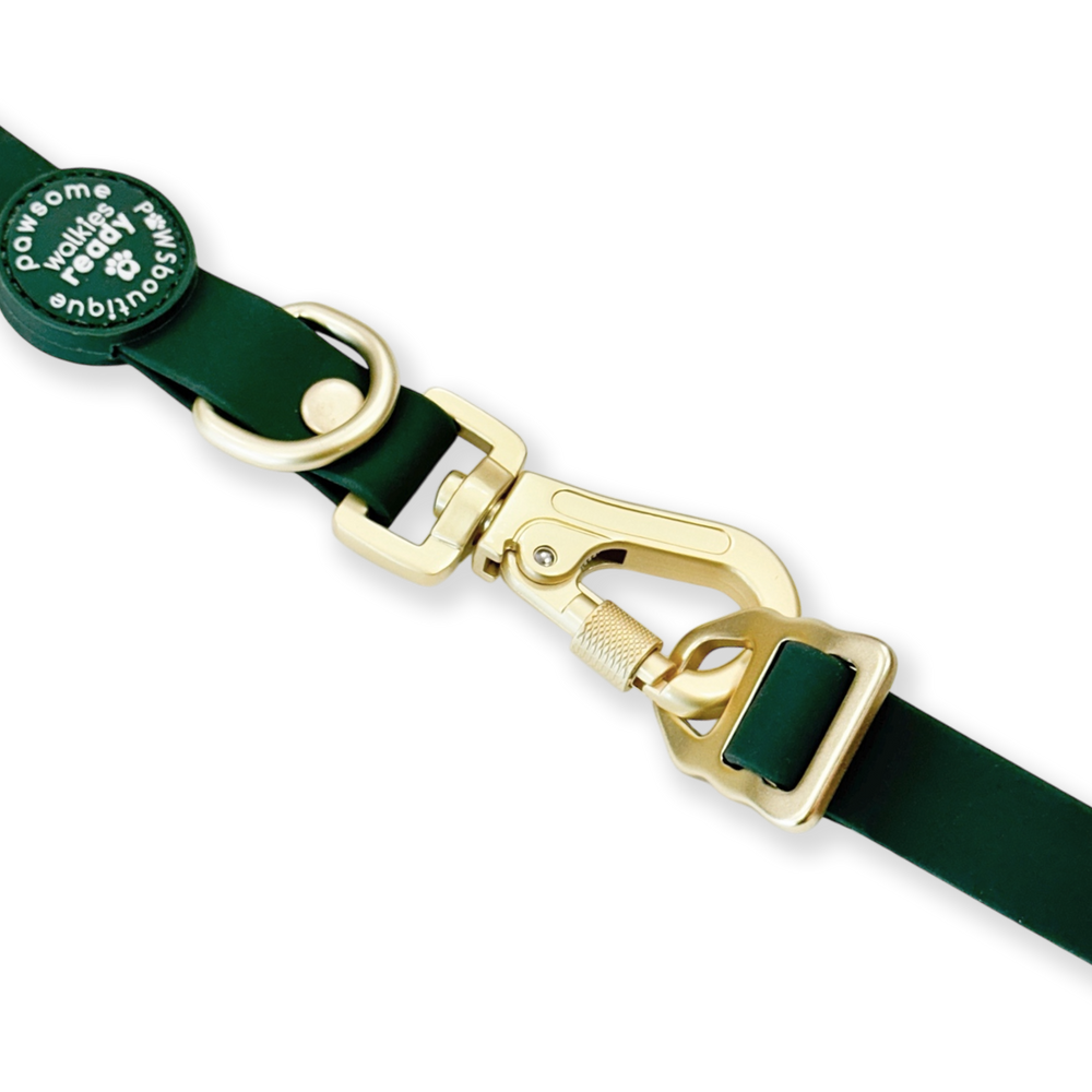 Double Ended Lead - Walkies Ready® Forest Green