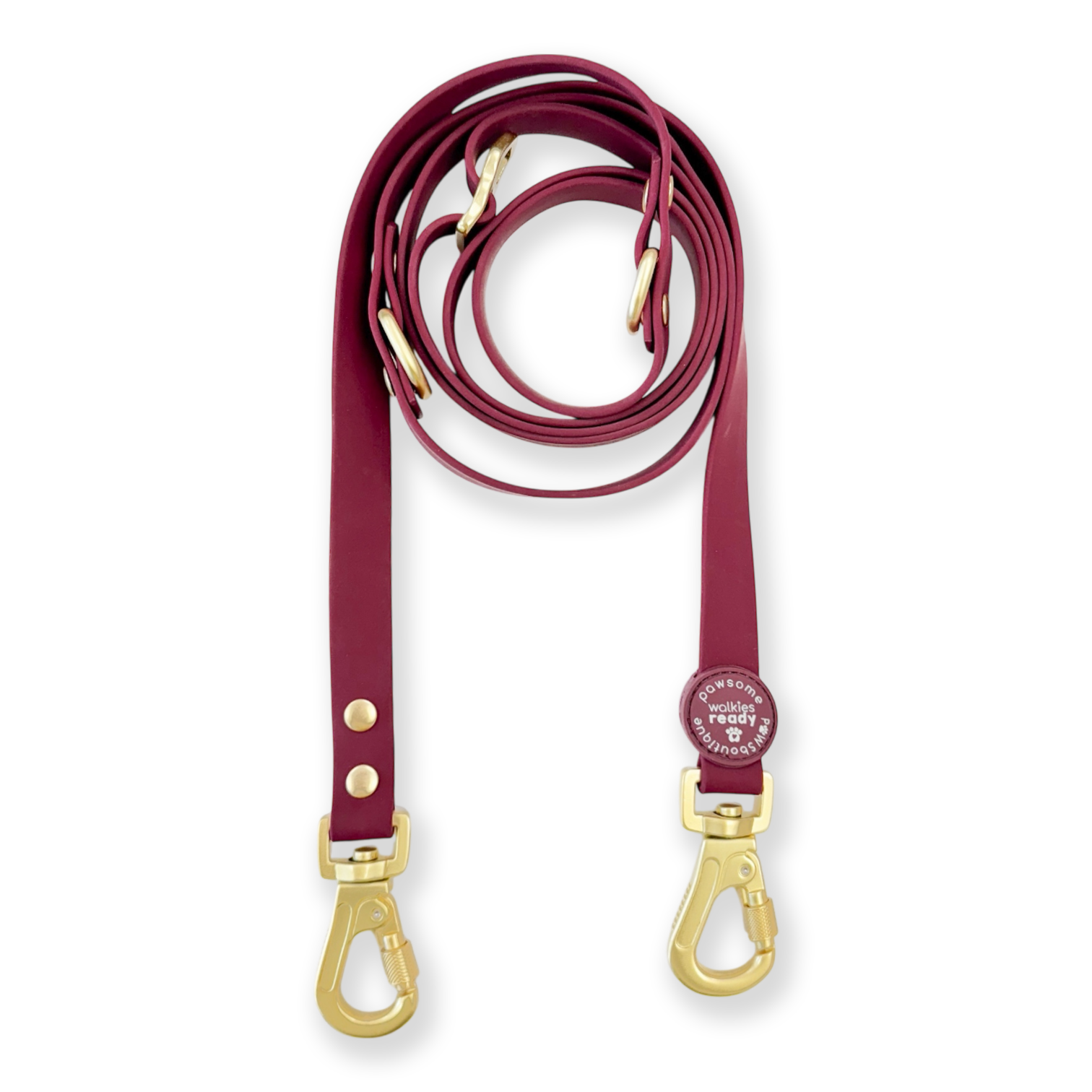 Double Ended Lead - Walkies Ready® Mulberry