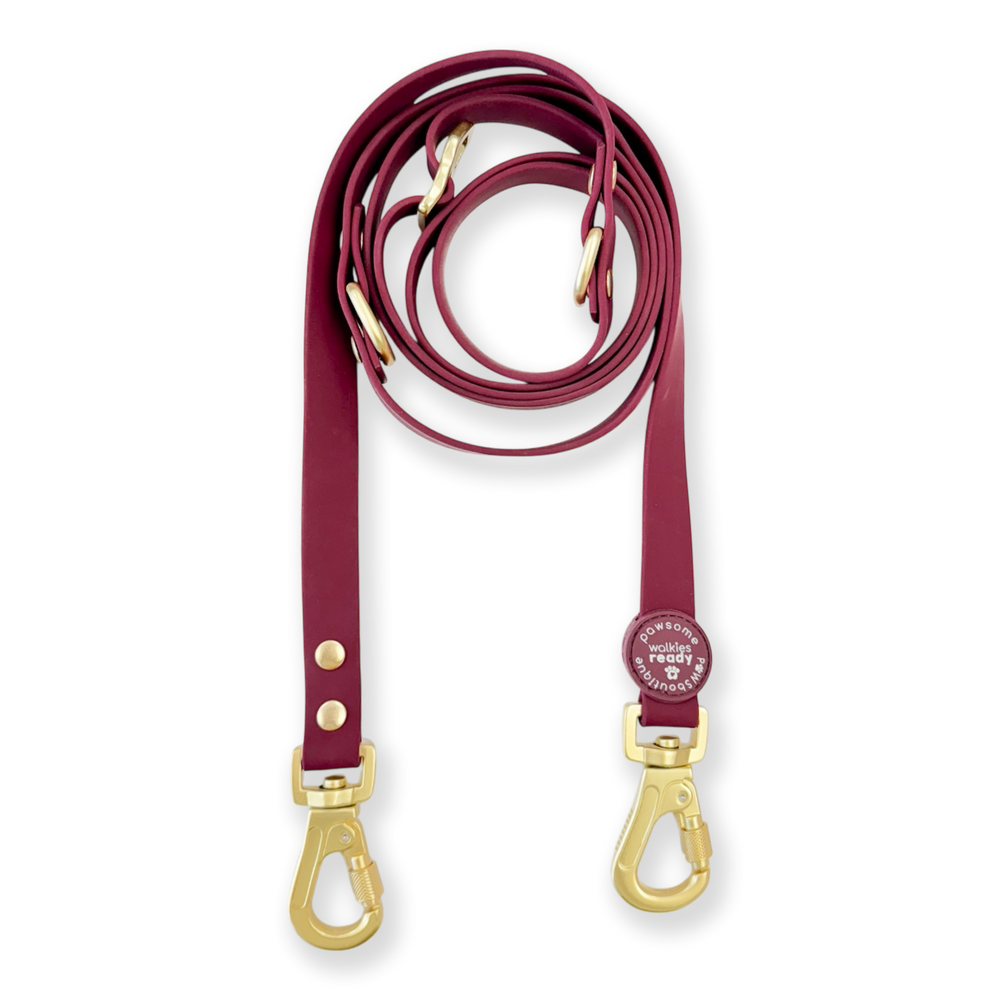 Double Ended Lead - Walkies Ready® Mulberry