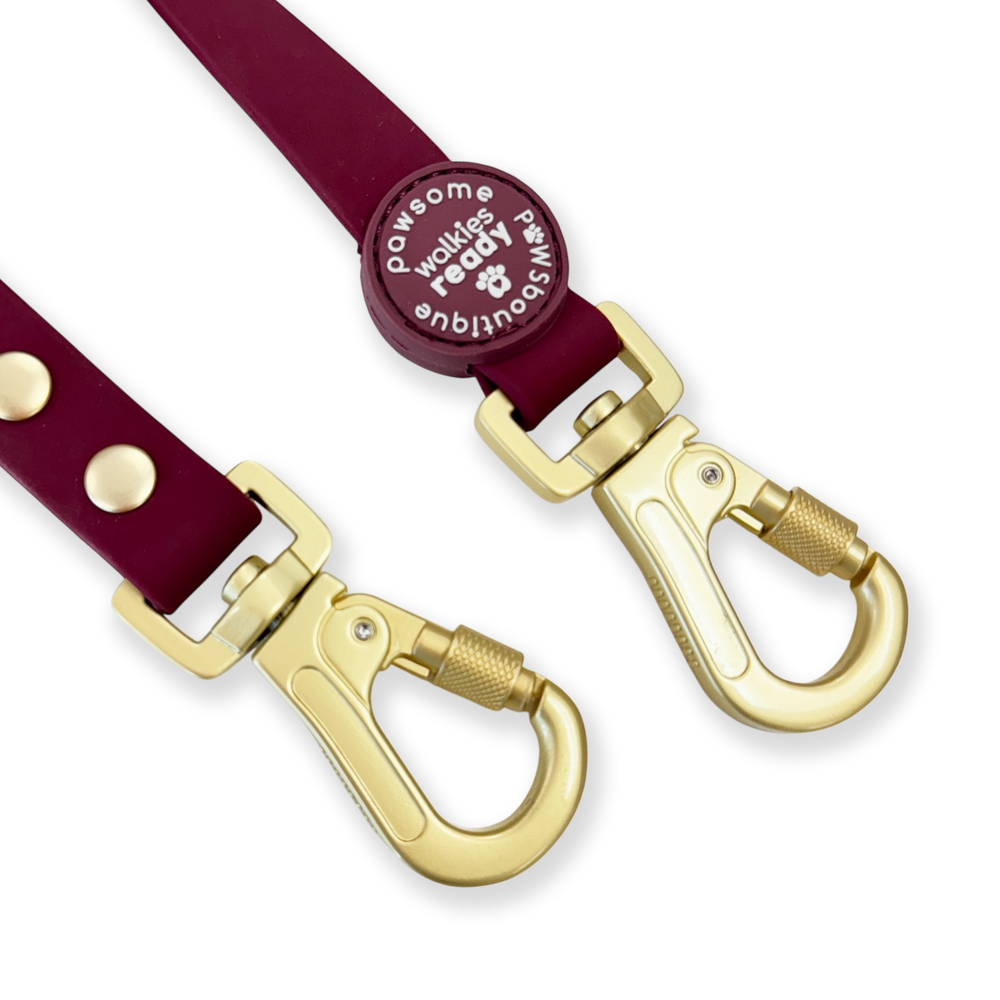Double Ended Lead - Walkies Ready® Mulberry