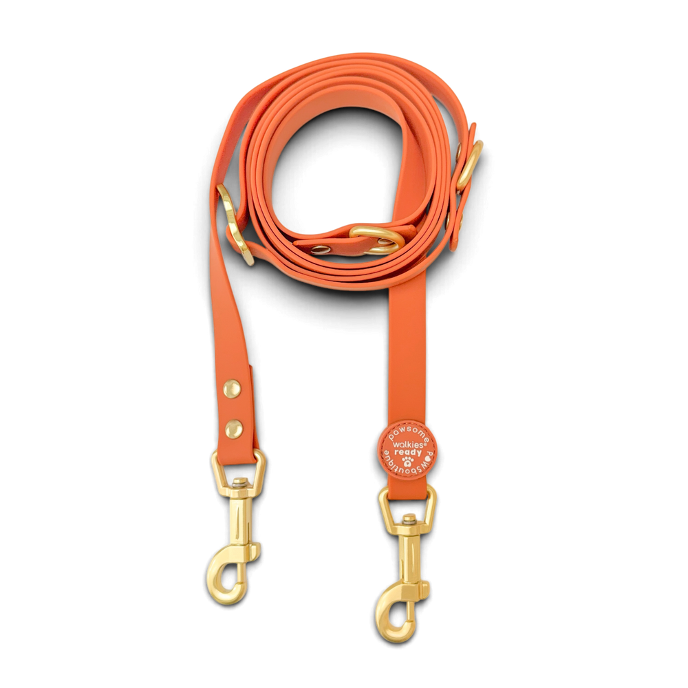 Double Ended Lead - Walkies Ready® Rust (New Clip)