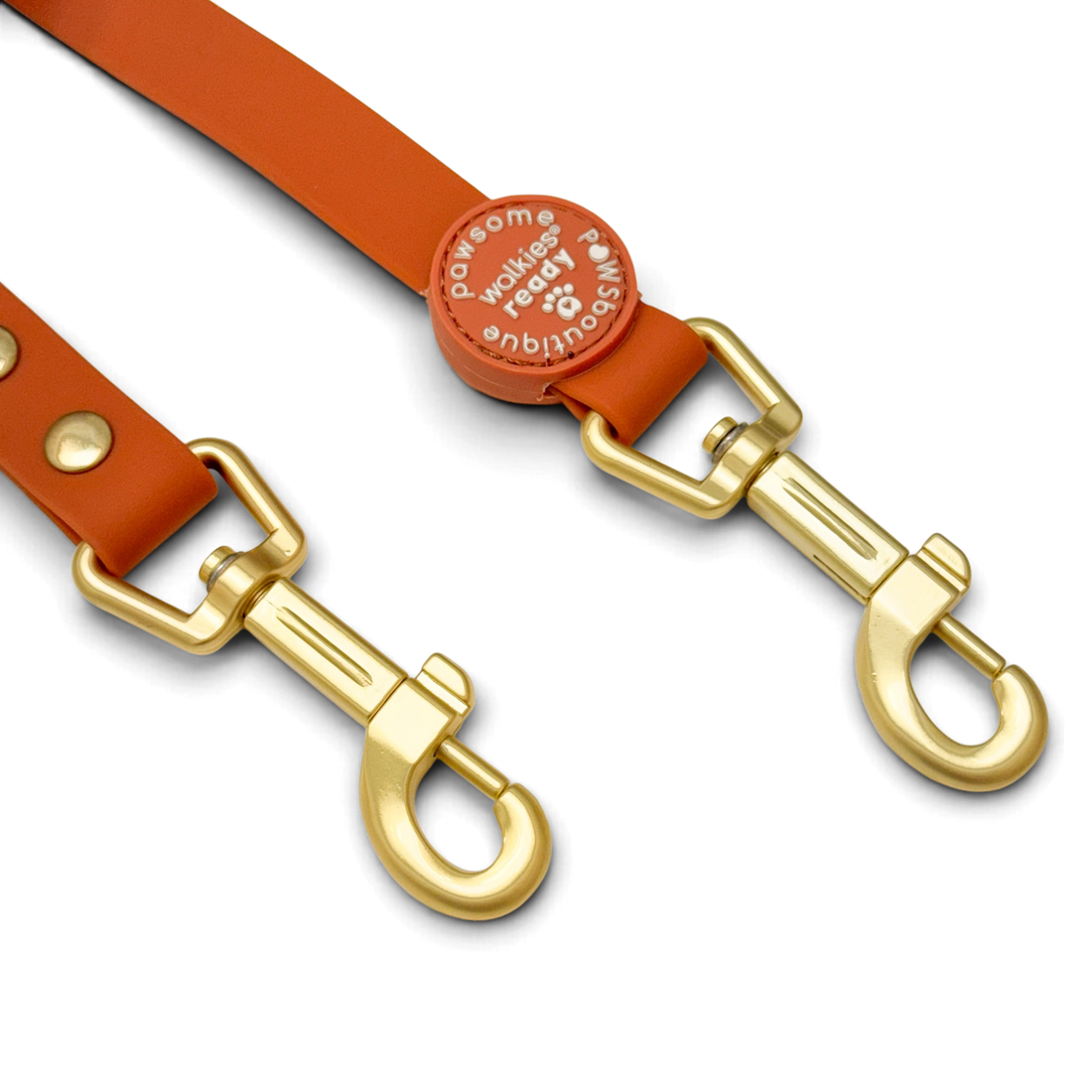 Double Ended Lead - Walkies Ready® Rust (New Clip)