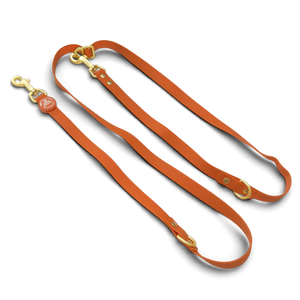 Double Ended Lead - Walkies Ready® Rust (New Clip)