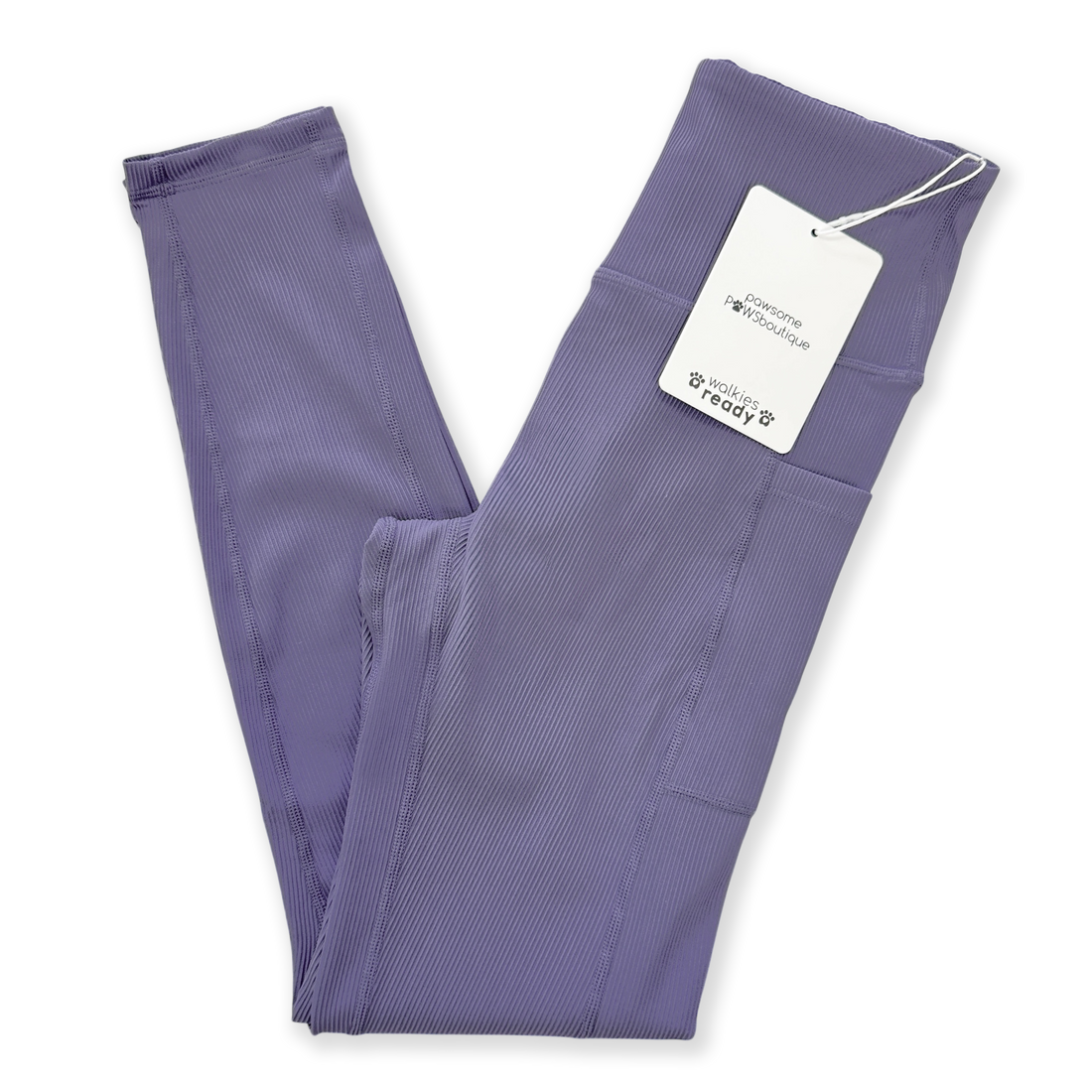 Indigo Ribbed Leggings & Whimsical Wildflower Fleece Bundle