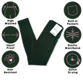 Emerald Leggings & Pink/Green Fleece Bundle