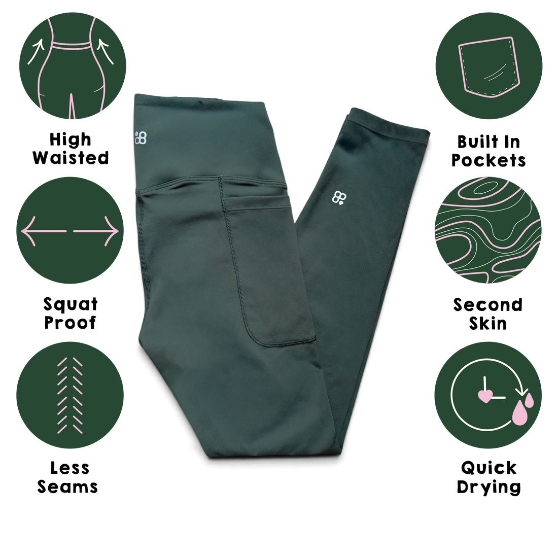 Lite Leggings - Emerald