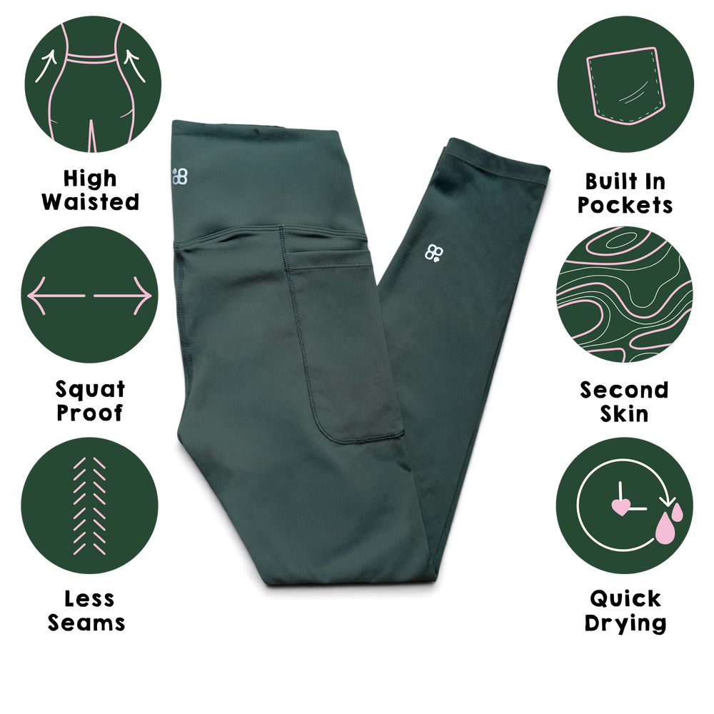 Lite Leggings - Emerald