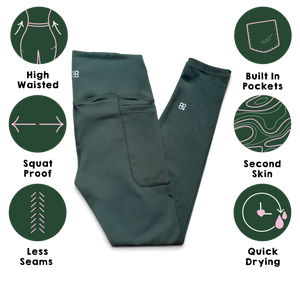 Lite Leggings - Emerald