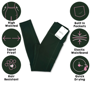 Walkies Ready® Leggings - Emerald