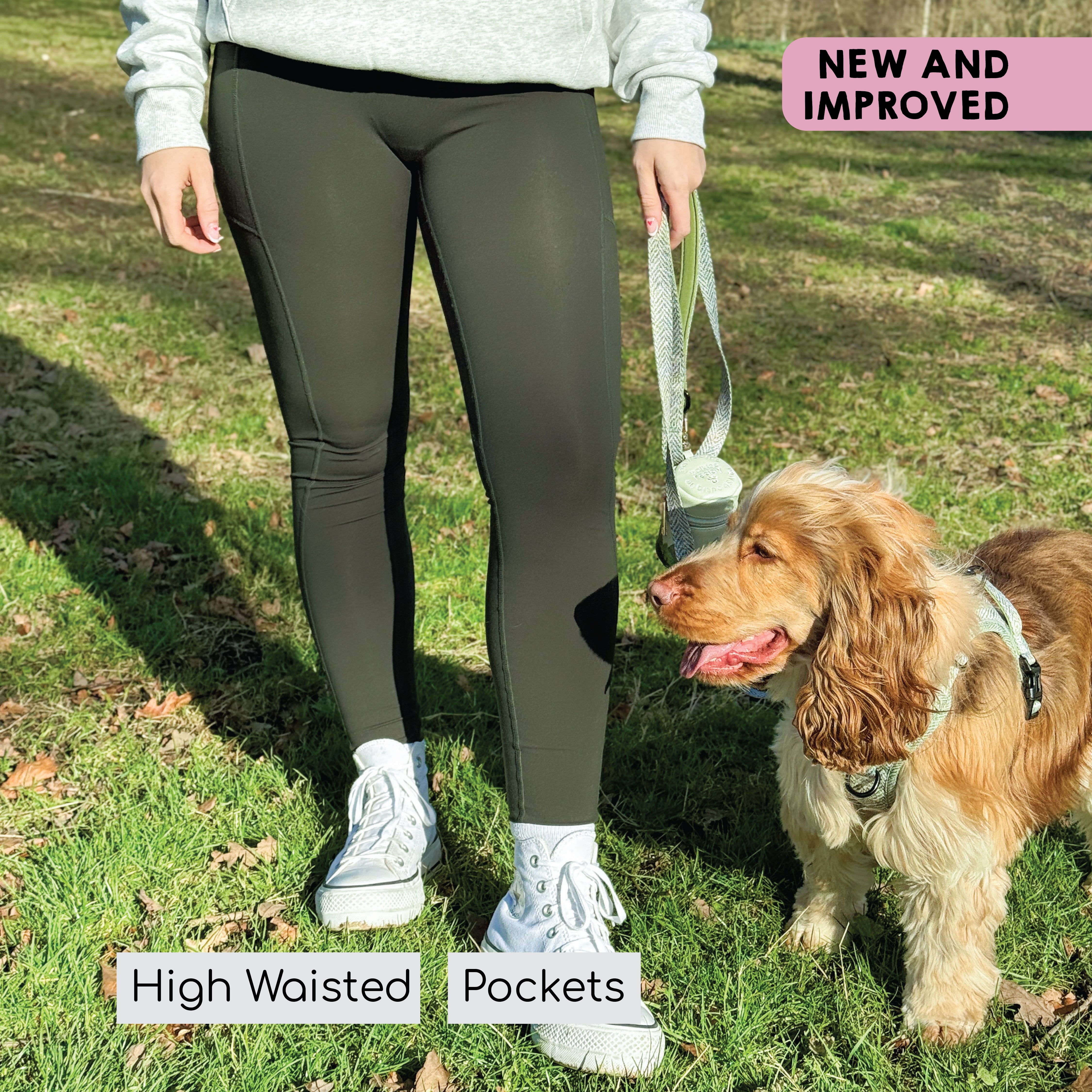 Walkies Ready® Leggings - Emerald