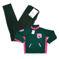 Emerald Leggings & Pink/Green Fleece Bundle