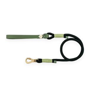 4ft Rope Lead - Walkies Ready® Forest Green