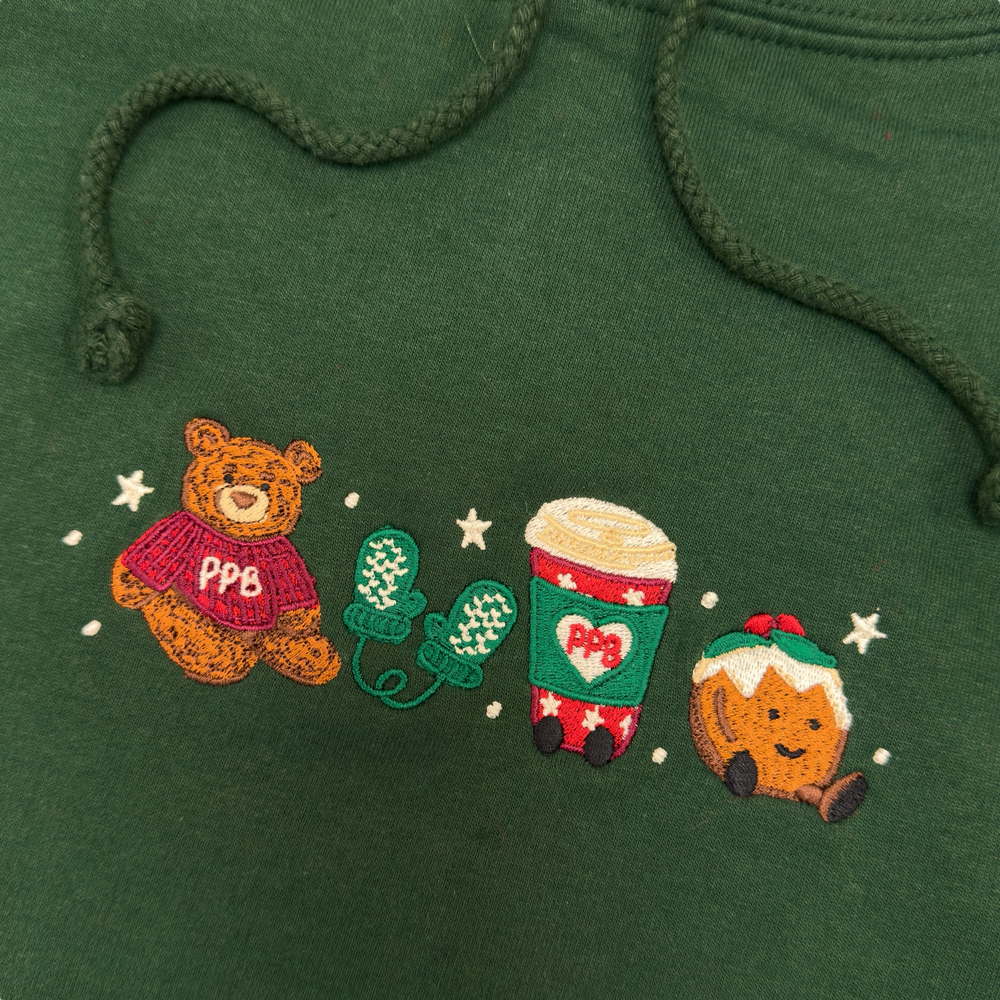 Hoodie - Snuggle Season - Forest Green