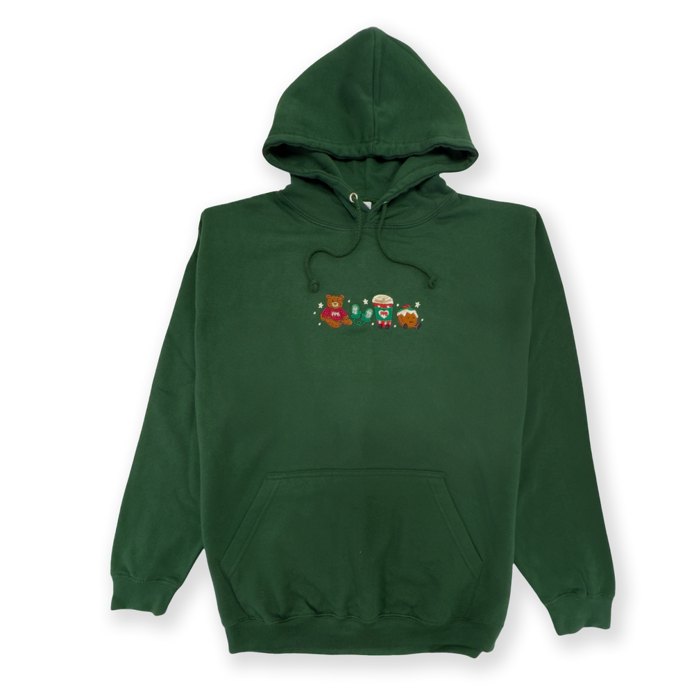 Hoodie - Snuggle Season - Forest Green
