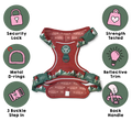 Tough Trails™ Harness - Walkies Ready® Snowy Mountains