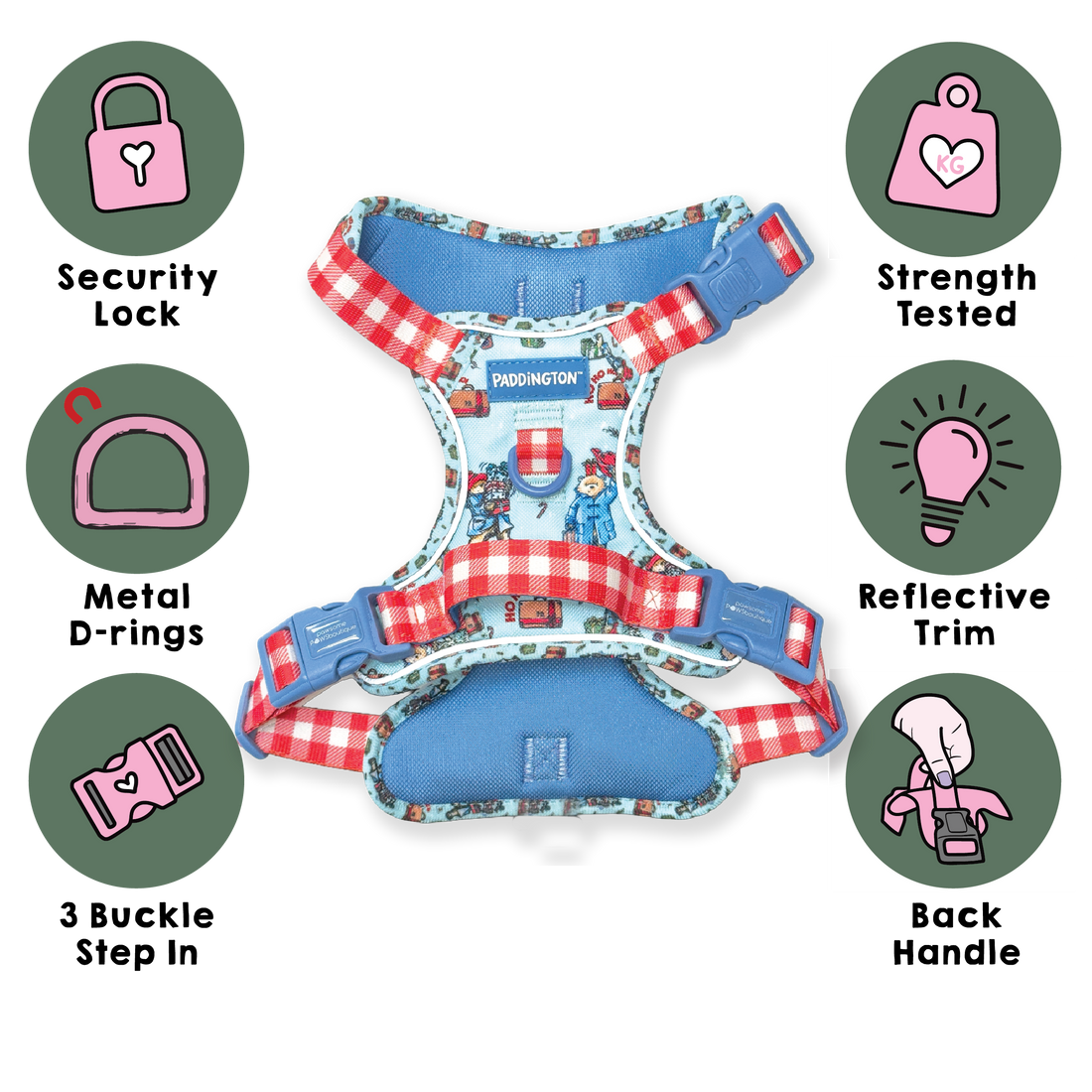 Paddington™ Tough Trails™ Harness - Christmas