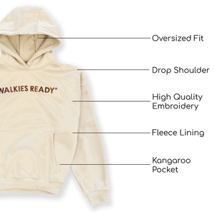 Hoodie - Walkies Ready® Cream