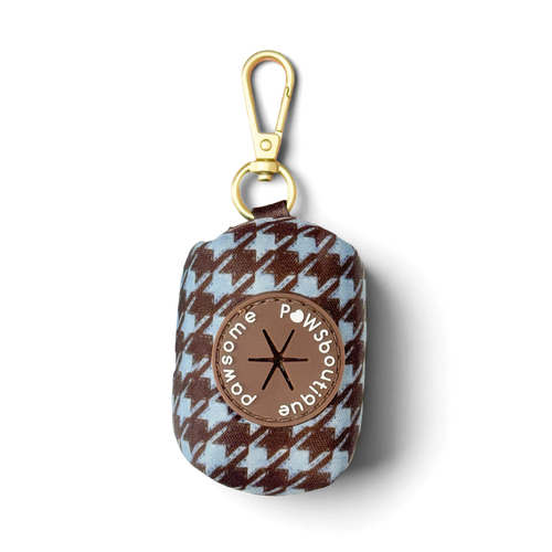 Poo Bag Holder - Horizon Houndstooth