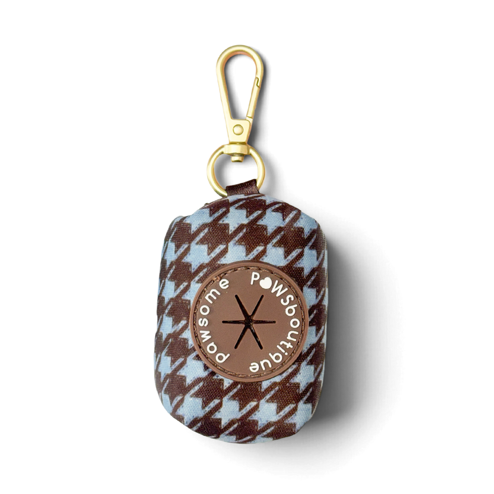 Poo Bag Holder - Horizon Houndstooth