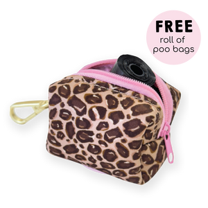 Poo Bag Holder - Leopard Print
