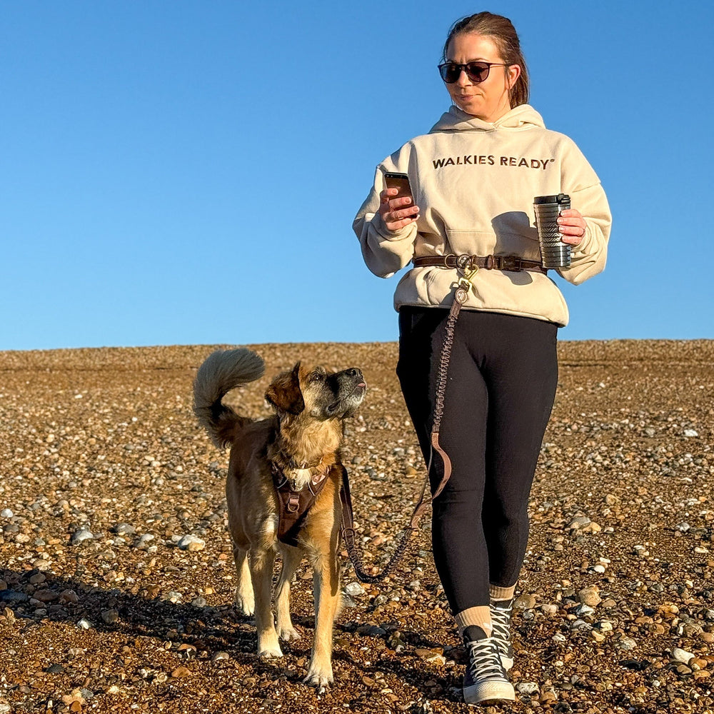 Handsfree Lead - Walkies Ready® Chocolate Brown