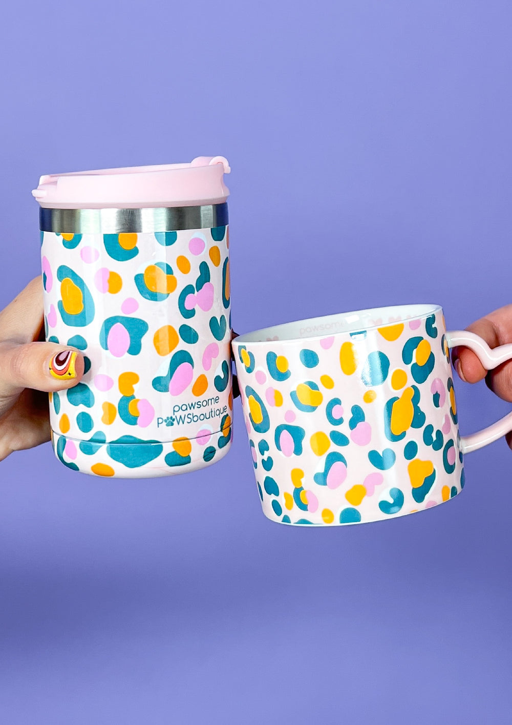Mug - Pink Leopard