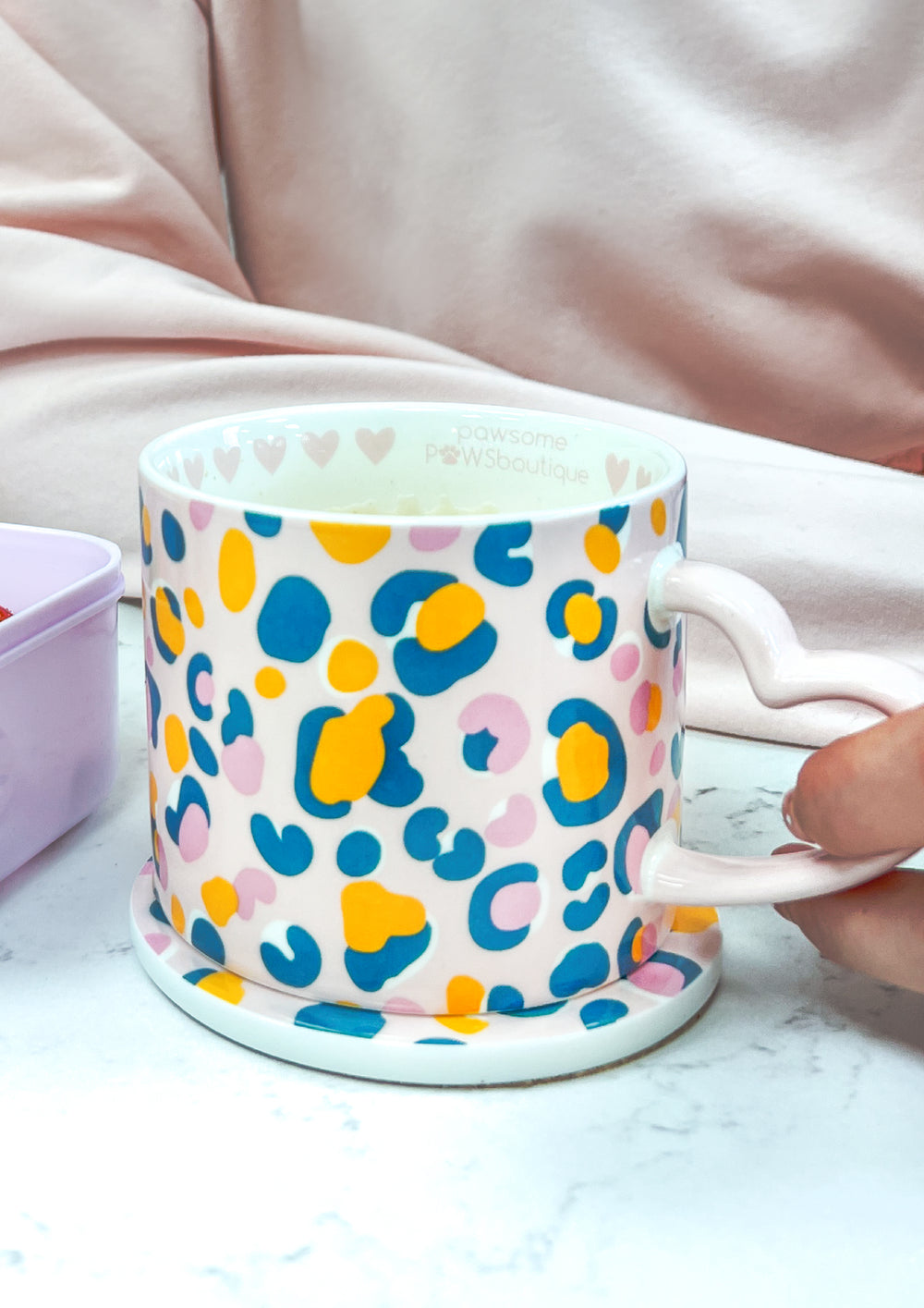 Mug - Pink Leopard