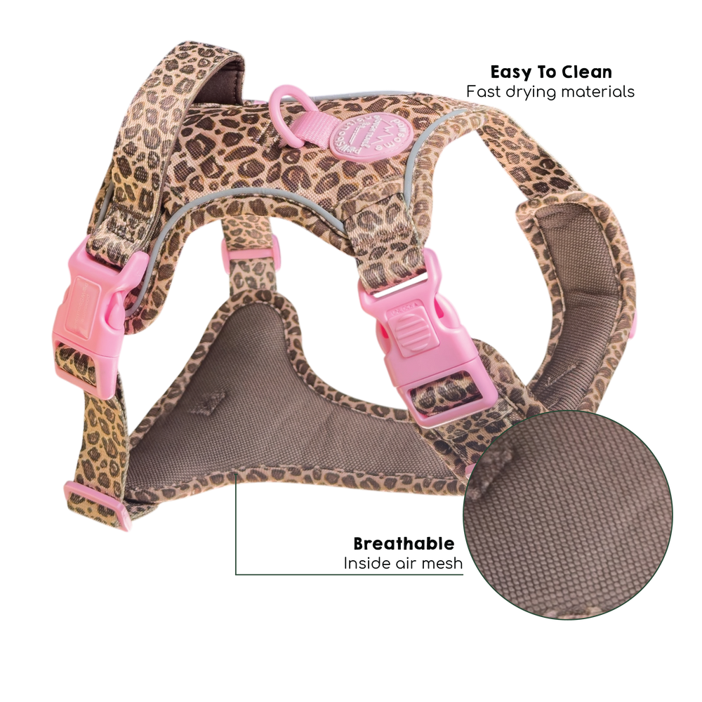 Tough Trails™ Harness -  Leopard Print