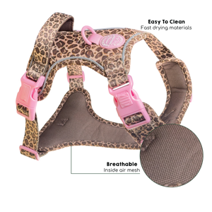 Tough Trails™ Harness -  Leopard Print