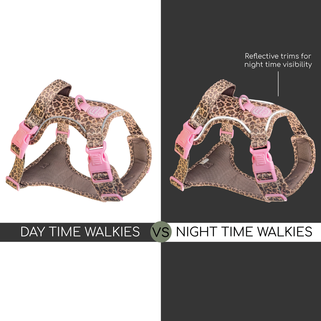 Tough Trails™ Harness -  Leopard Print