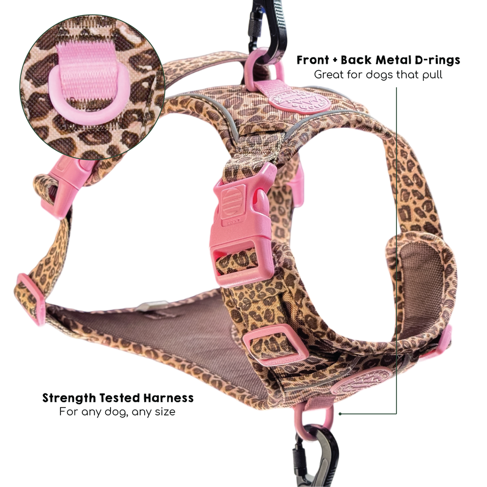 Tough Trails™ Harness -  Leopard Print