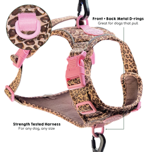 Tough Trails™ Harness -  Leopard Print