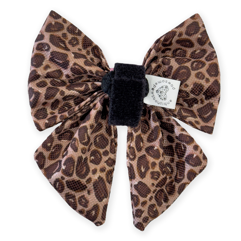 Sailor Bow - Leopard Print