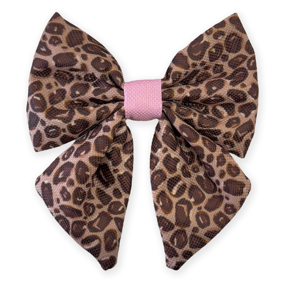 Sailor Bow - Leopard Print