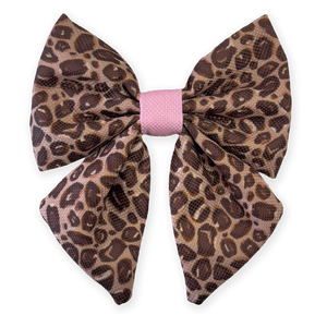 Sailor Bow - Leopard Print