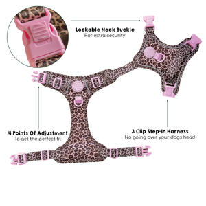 Tough Trails™ Harness -  Leopard Print