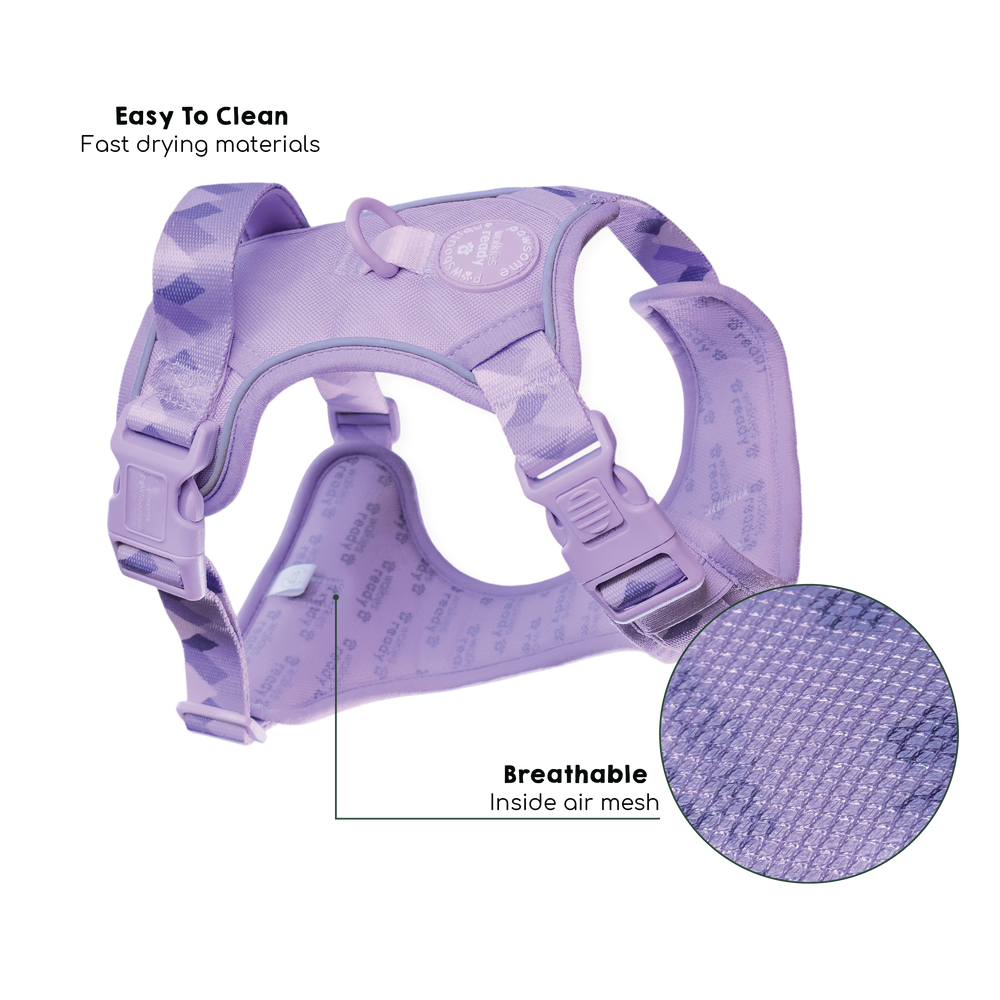 Tough Trails™ Harness - Walkies Ready® Lavender Lilac